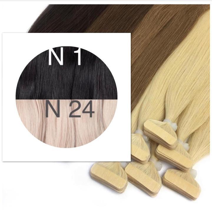 EXTENSIONES DE CABELLO CON CINTA OMBRE CLARO