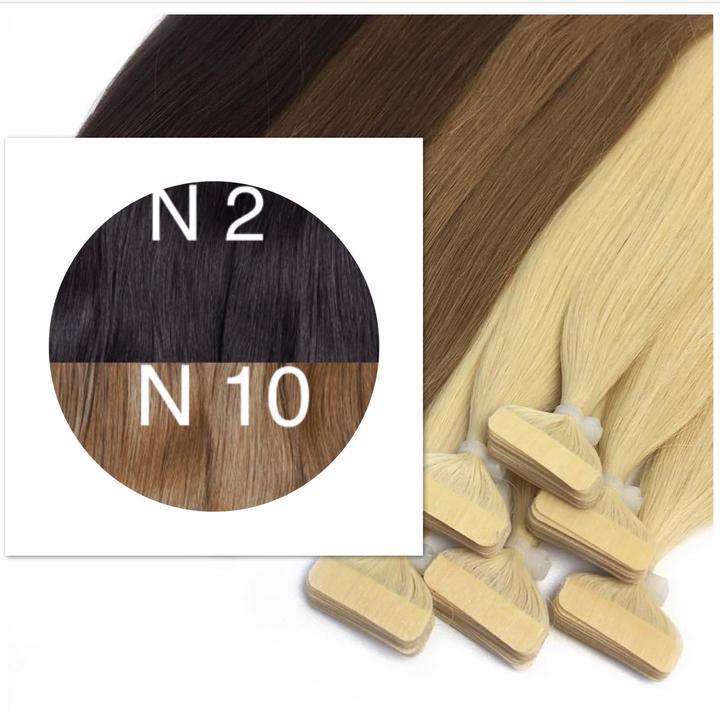 EXTENSIONES DE CABELLO OMBRE OSCURO CON CINTA