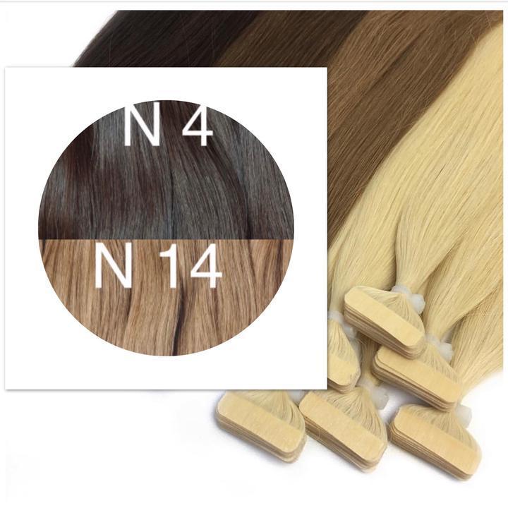 EXTENSIONES DE CABELLO OMBRE OSCURO CON CINTA