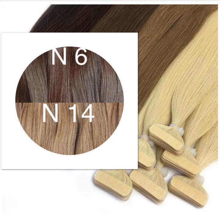 EXTENSIONES DE CABELLO OMBRE OSCURO CON CINTA