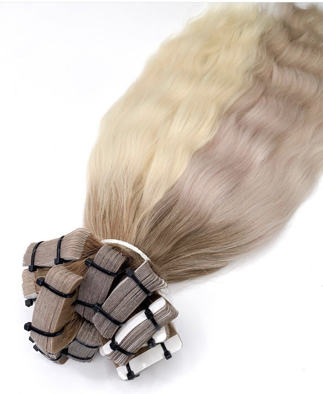 RED BROWN TAPE-IN HAIR EXTENSIONS